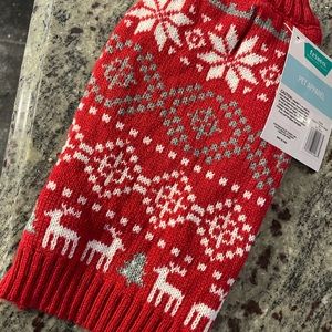 NWT chewy Frisco pet winter sweater for small kitten or puppy Sz. XS/small 🐶 🐱